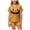 a16-Gold, variant on KPOPLK Girls Pajama Sets Cotton Sleepwear Button Down Short Sleeve with Ruffle Shorts PJS 2-12Y,Size 10-11 Years