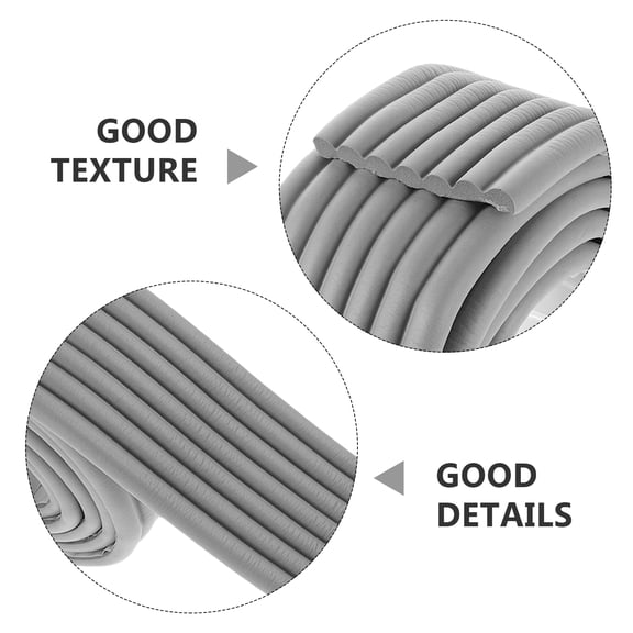 OUNONA Grey Self-Adhesive Foam Ladder Step Pads for Bunk Bed Safety, Comfort, and Anti-