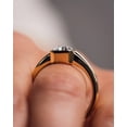 thumbnail image 3 of SOLITAIRE JEWELS 1.6CT Emerald Cut Bezel Setting Split Shank Style Moissanite Diamond Engagement Ring for Women, 14k Yellow Gold Solitaire Ring, 3 of 7