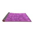 thumbnail image 2 of Ahgly Company Indoor Square Abstract Purple Modern Area Rugs, 7' Square, 2 of 4