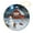 pattern-772, variant on Christmas Tree Ornaments Snow Holiday Xmas Outdoor Christmas Decorations Ornament Christmas Decorations Ceramic Ornaments Whimsical Winter Scene of An Old Red Barn with Snowman Ceramic Ornament