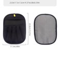 thumbnail image 4 of Double Sided Pet Grooming Glove | Hair Remover for Dogs and Cats | Reusable Washing and Deshedding Glove | Breathable Mesh & TPR | Comfortable Fit | Black/Yellow | 2 Pack | 23.8x17.5cm, 4 of 9