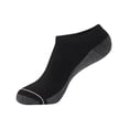 thumbnail image 4 of Hanes Ultimate Men's Ultra Cushion Low Cut Socks, 6-Pairs Black 6-12, 4 of 5