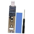thumbnail image 1 of Adaptador USB 3.1 m2 A USB 3.1 tipo A de alto rendimiento JMS583 perfke Tarjeta adaptadora, 1 of 6