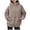 Rose Gold, variant on TIANZEN Womens Oversized Sweatshirts Pullover Hoodies Short Velvet Sweaters Long Sleeve With Pockets Winter Fall Outfits Clothes Women's Hoodie Zip up