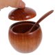 thumbnail image 5 of MERRYHAPY 1Jgo Frasco De Almacenamiento Para Especias De Madera Con Marrón, 5 of 6