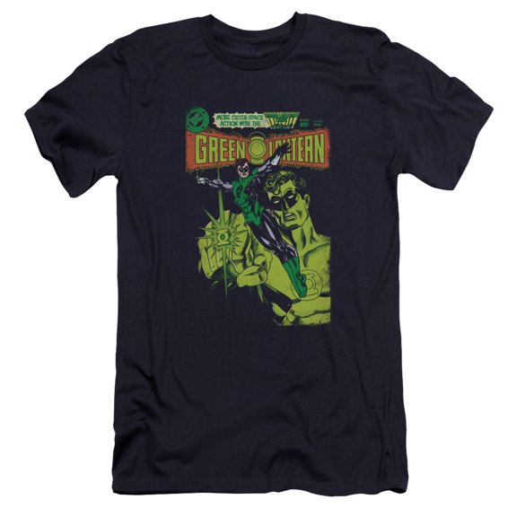 Green Lantern - Vintage Cover - Premium Slim Fit Short Sleeve Shirt - Small