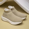 thumbnail image 5 of Men's Sock Style Shoes Slip‑On Knit Upper Casual Sneakers with Layered Midsole for Daily Walking and Casual Everyday Activities, 5 of 6