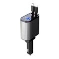 thumbnail image 2 of Cargador Rápido para Coche Pantalla Digital Retráctil 120W Encendedor Cigarrillos en Interfaz USB Y Tipo C, 2 of 5