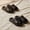 black, variant on EVA Couple Slippers 2-Pack, Comfortable Non-Slip Indoor Home Slides, Solid Color Minimalist Casual Shoes for Men & Women, Lightweight House Sandals