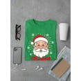 thumbnail image 3 of Happy Holidays Santa - Festive T-shirt Men's, 3 of 3