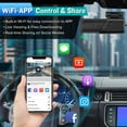 thumbnail image 4 of Dash Cam Front, 1080P Full HD Dash Camera for Cars with Free 64GB SD Card, 130°Wide Angle, Night Vision, 24H Parking Monitor, Loop Recording, WiFi & APP Control, WiFi Dash Cam for Cars, 4 of 6