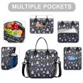 thumbnail image 2 of Navy Princess Castle Pattern Womens Lunch Box for Work,Insulated Large Lunch Bag for Tween and Teen,Loncheras Para Mujer,Leakproof Adult Lunch Bag for Work,Beach,Travel,Picnic,Camping, 2 of 7