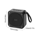 thumbnail image 3 of Portable Wireless Bluetooth Speaker with Powerful Bass, Clear Sound, Compact Design, Long Battery Life, Multi-Mode Playback, Ideal for Home, Outdoor, Car & Office Use Black, 3 of 6