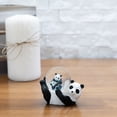 thumbnail image 2 of Panda Bear Mommy and Cub Figurine 45MM Glitter Water Globe Decoration, 2 of 3