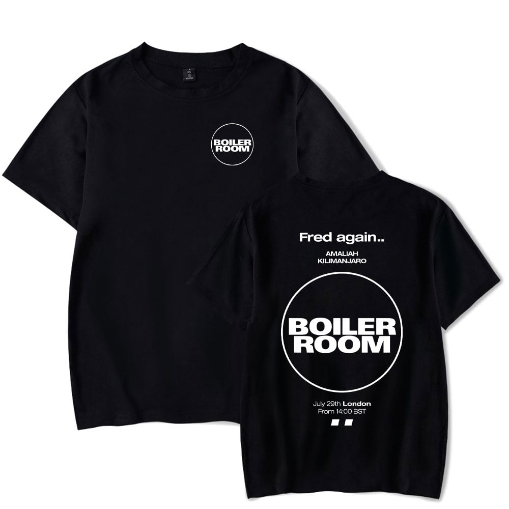 Fred Again merch Boiler room T Shirt Short Sleeve crewneck