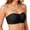 Black, variant on Womens Strapless Bras Jelly Push Up Bandeau Bra Non Slip Wireless Supportive Padded Bras Seamless Comfortable Tube Bra