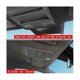 thumbnail image 4 of Para 2023+ Adhesivo decorativo para la cubierta de la luz de lectura interior del coche con patrón de fibra de carbono, 4 of 5