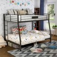 thumbnail image 5 of Furniture of America Rivell Metal Full over Queen Bunk Bed in Black, 5 of 5