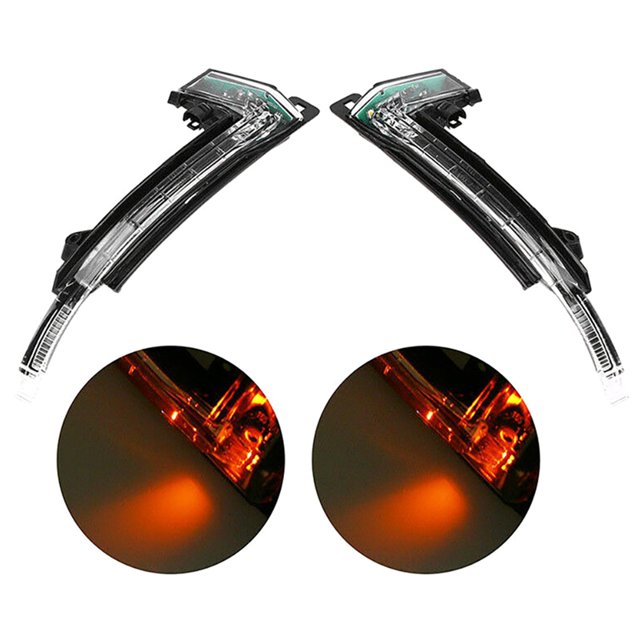 1 Par para A3 A4 Q3 Q5 LED Intermitente Luz DináMica Desplazamiento Secuencial Retrovisor 8KD949101 8KD949102