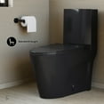 thumbnail image 4 of St. Tropez One Piece Elongated Toilet Vortex™ Flush in Glossy Black 1.1/1.6 gpf, 4 of 12