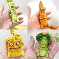thumbnail image 3 of Figura de zanahoria gruñona, figura de zanahoria gruñona hecha a mano de resina, humor interesante, 3 of 4