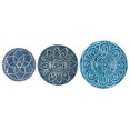 thumbnail image 1 of Stratton Home Decor Plaques en Métal Mykonos Décorations Suspendues, Lot de 3, 1 of 8