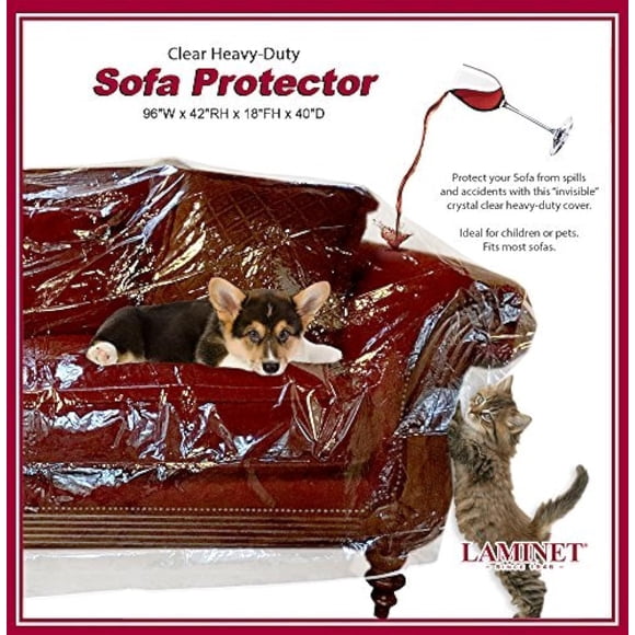 LAMINET Housse de Canapé/canapé Épaisse et Résistante à l'Eau - Parfaite pour la Protection contre les Griffes de Chat/chien, Enfants et Petits-Enfants!!! - Canapé - 42 Pouces BH x 18 Pouces FH x 96 Pouces x 40 Pouces