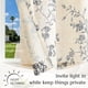 thumbnail image 5 of Cortinas Jinchan 66x91 cm Lino Floral para Cocina, 2 Paneles de Nivel, 5 of 9
