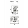 thumbnail image 2 of CWI Lighting Petia 1 Light Transitional Metal Vanity Light in Chrome, 2 of 2