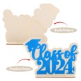 thumbnail image 5 of LOLIPPYY Blue Wood Graduation Decor for Party Table Centerpieces and Photo Props 2024, 5 of 5