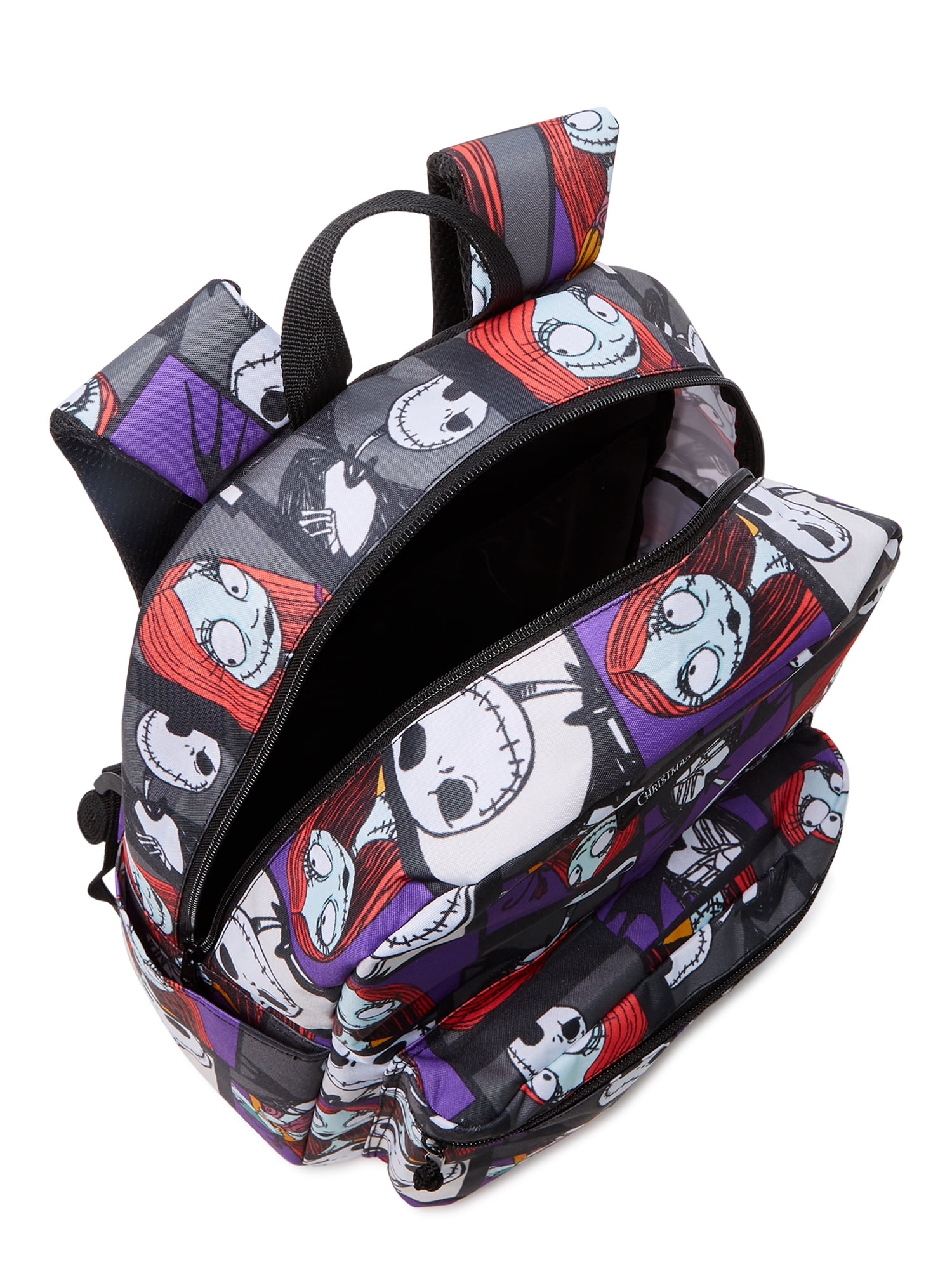 Disney The Nightmare Before Christmas Jack & Sally Unisex Printed Backpack  Black Muliti-Color - Walmart.com