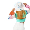 thumbnail image 6 of Women Men Graffiti Hat, Straw Plaited Summer Sunscreen Straw Wide Brim Outdoor Cap, 6 of 7