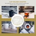 thumbnail image 4 of Household Decorative Crystal Coaster Exquisite Round Crystal Coaster Decorative Tabletop Cup Cushion, 4 of 6