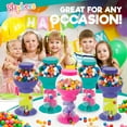 thumbnail image 5 of Playbees Plastic 48 Dried Food Dispensers with Twirling Gumball Machine, 5 of 8