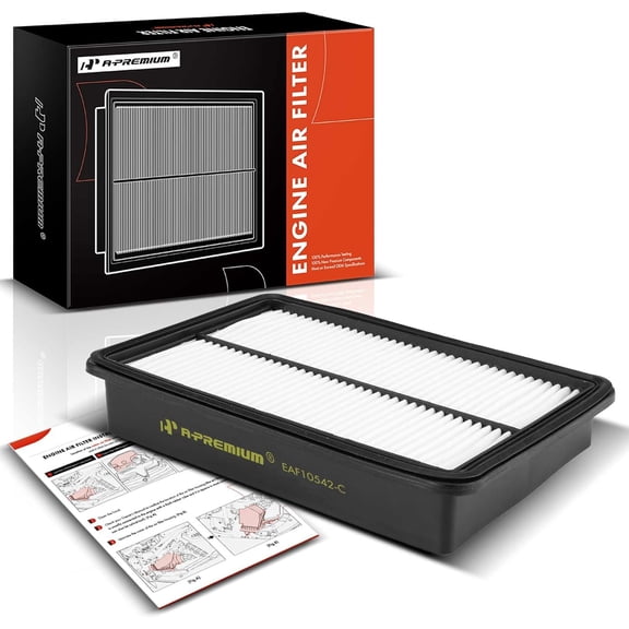 A-Premium Engine Air Filter Compatible with Infiniti M35 2006 2007 2008 3.5L, Replace# 16546EG000, 61949001