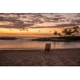 thumbnail image 2 of Murdock, Ramona 14x11 White Modern Wood Framed Museum Art Print Titled - Sunset on The Beach, 2 of 4