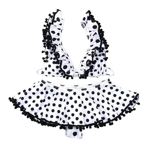 1 juego de bikini sexy de cintura alta, traje de baño dividido de dos piezas, traje de baño de verano para mujer (XL) HOMEMAXS MX10311371