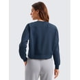 thumbnail image 3 of CRZ YOGA SoftAura Pullover Sweatshirt for Women Crewneck Workout Casual Sweat Shirts, 3 of 6