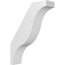 Ekena Millwork 5"W x 18"D x 24"H Funston Architectural Grade PVC Knee Brace