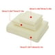 thumbnail image 3 of Juego de 3 toallas de baño de algodón con diseño de oso en relieve | Absorbentes y suaves para baño, playa y gimnasio | Incluye toallas faciales y de mano, 3 of 5