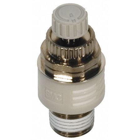 Smc Barricade 4 Port - SMC Exhaust Port Flow Control,1/4 In. R(PT), ASN2-02