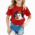 thumbnail image 5 of KPVEVIQ Toddler Boy Girl Pumpkin Print Spooky Halloween T-Shirt Short Sleeve Kids Fun Tops, 5 of 6