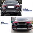 thumbnail image 4 of Car Tail Throat Decor Frame for Mercedes-Benz E W214 2024+ Car Exhaust Pipe Trim Cover Stickers, 4 of 5