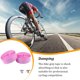 thumbnail image 4 of Soidarity Cinta para manillar de bicicletas con enchufe de barra Empuñaduras de amortiguación para ciclismo Envolturas Cintas transpirables de Ciclismo Rosado, 4 of 6