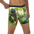 thumbnail image 4 of Lsque Pikmin Pattern Men's Performance Stretch Underwear, Athletic Long Leg Briefs，Moisture-Wicking-Medium, 4 of 6