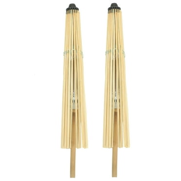HOMEMAXS 2Pcs Bamboo Umbrella Stands Oiled Paper Umbrella Racks Home Storage