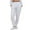 White, variant on SNKSDGM Women's Plus Cargo Pants Women Jeans Tall Plus Size Summer Pants for Women Performance Clothing Casual Pants Color Elastic Waist and Ankle Trousers
