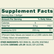 Spring Valley Rapid Release CoQ10 Softgels, 200mg, 150 Count