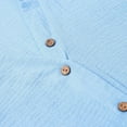 thumbnail image 5 of GEWSEY Long Sleeve Tops for Women 2025 Button Down Shirts Women Oxford Shirt Cotton Dress Shirts Collared Free Blouse Tops (Sky Blue, XXL), 5 of 9